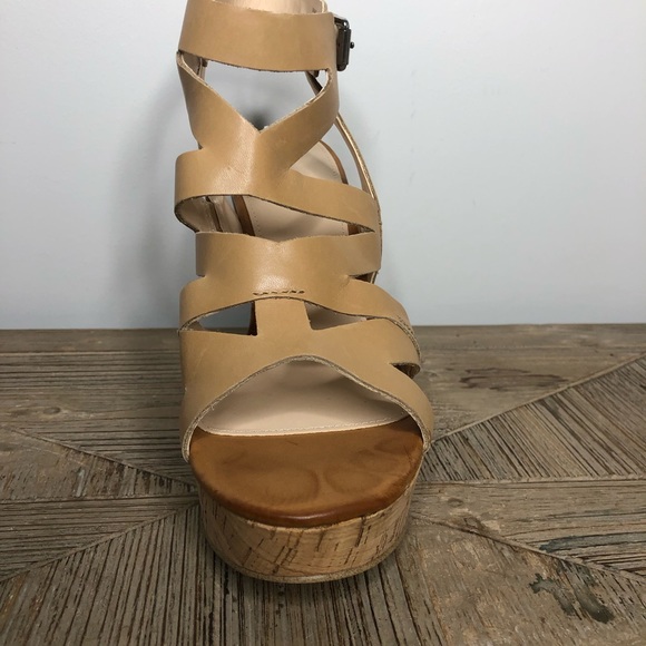 Guess Hannele Cork Wedge Sandal - Picture 2 of 10